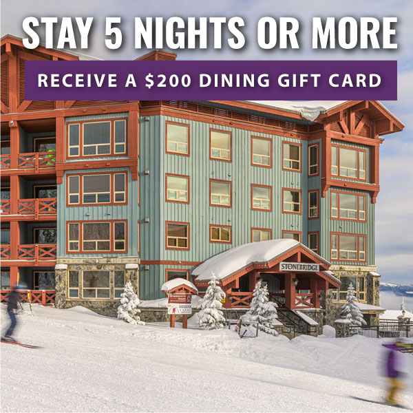 Stay 5 Nights or More and Receive a 200 Restaurant Gift Card Big