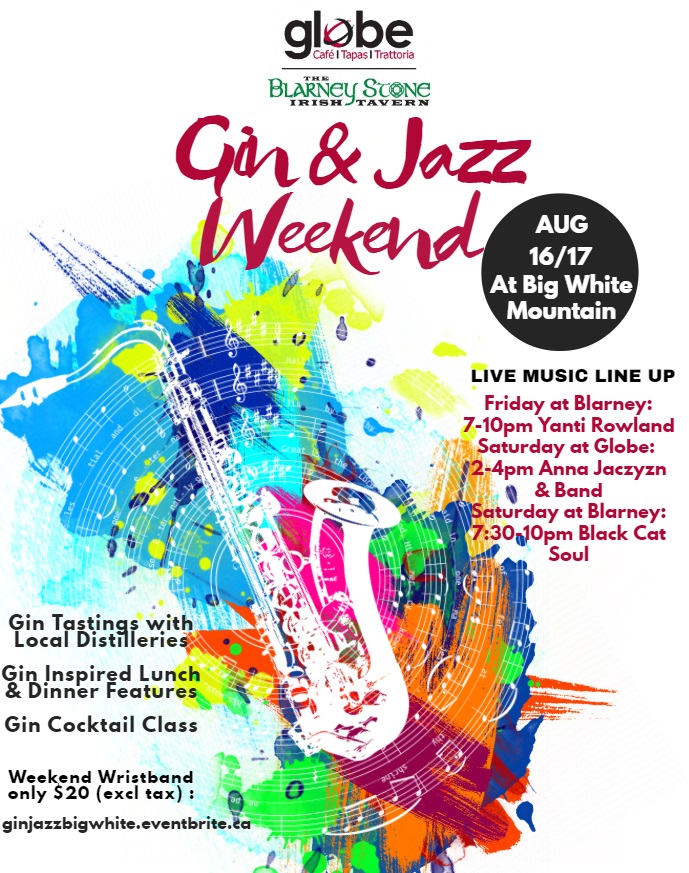 Gin and Jazz Weekend flyer