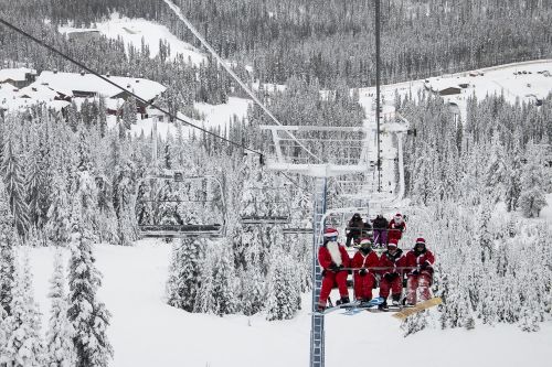 Dress Like Santa and Ski For Free day7