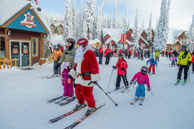 Ski with Santa