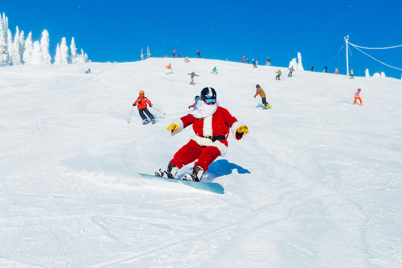 Santa shredding