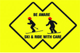 Be aware ride with care