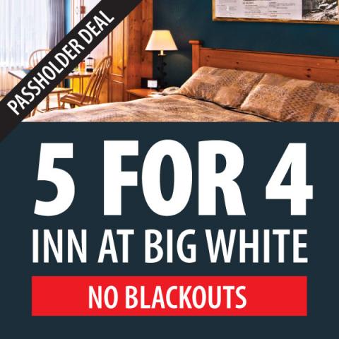 5 for 4 Passholder Deal
