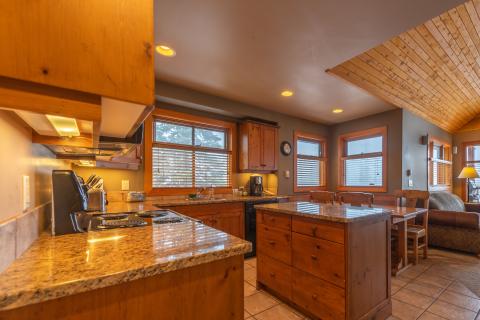 Bullet Creek Cabins Interior Kitchen