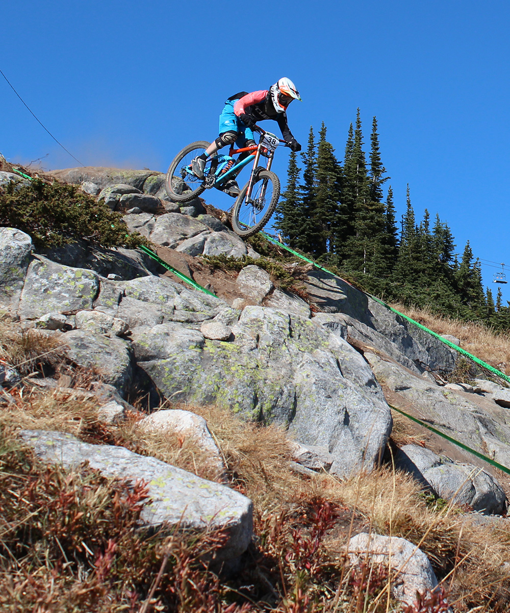 big white mountain biking