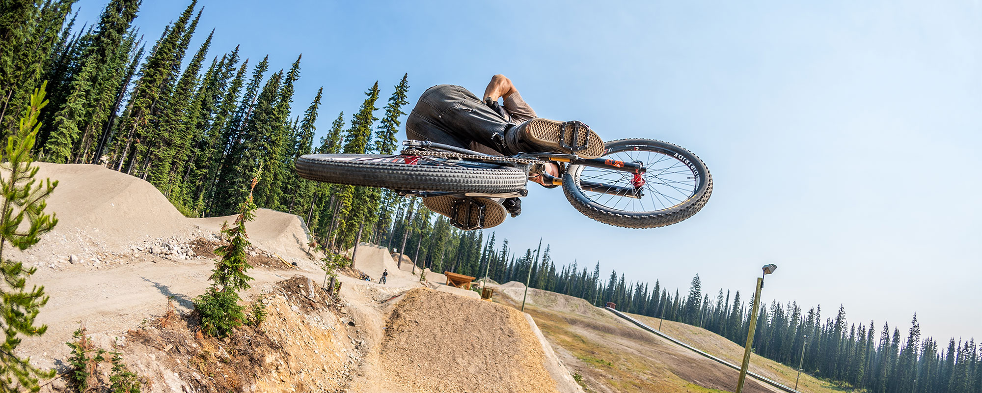 big white mountain biking