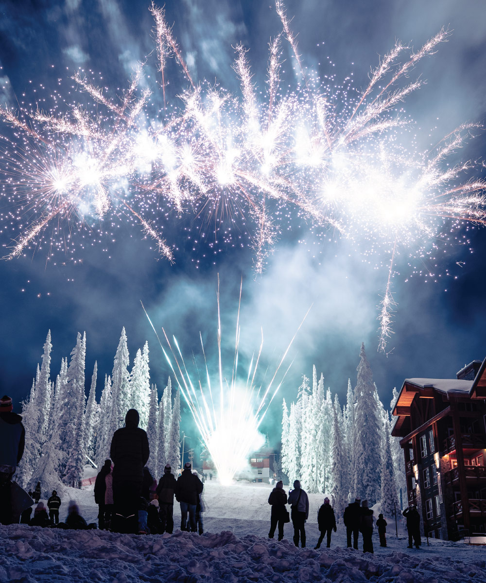 Christmas Eve Fireworks Big White Ski Resort Ltd.