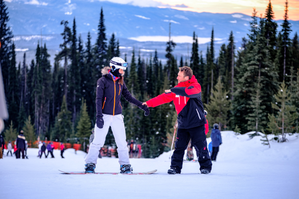 Learning to snowboard