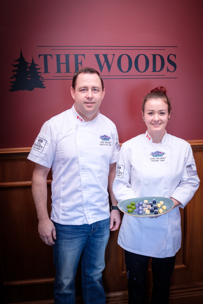 Executive Chef Rob Walker and pastry chef Leigh Holuboff