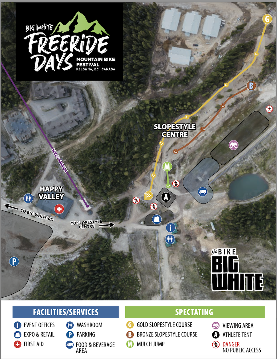 Freeride site map