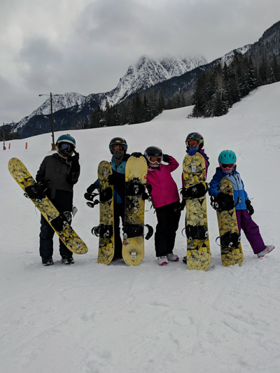 kids at summit lake