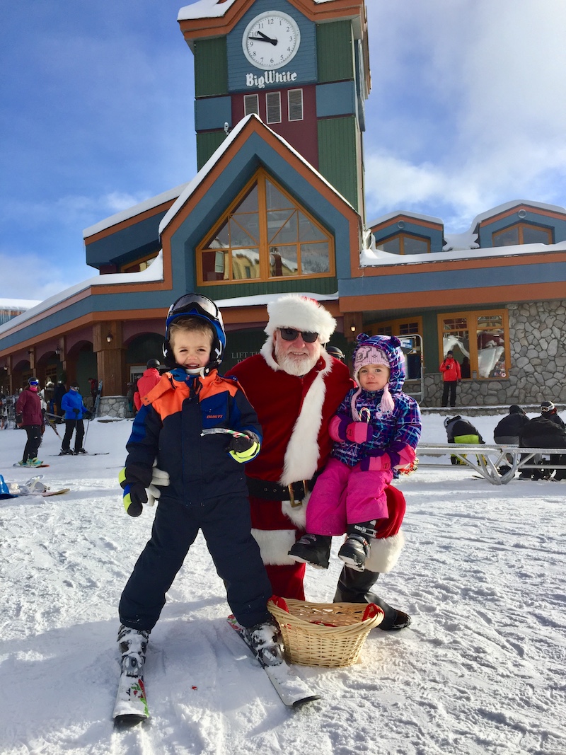 Kids and santa