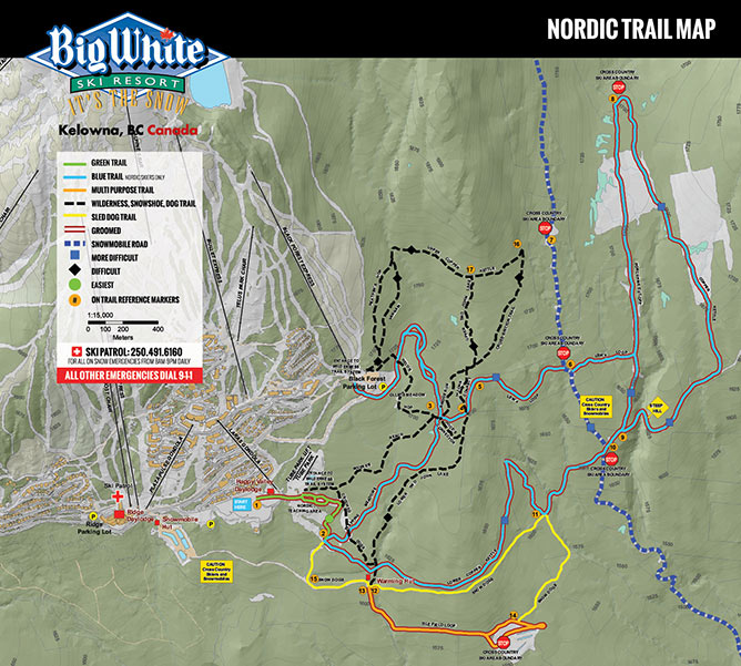 Maps & Brochures Big White Ski Resort