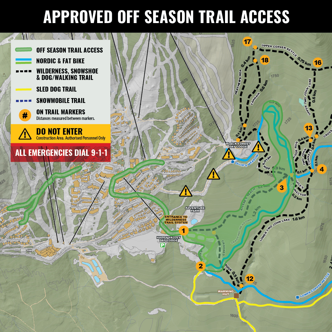 Off-season trail access