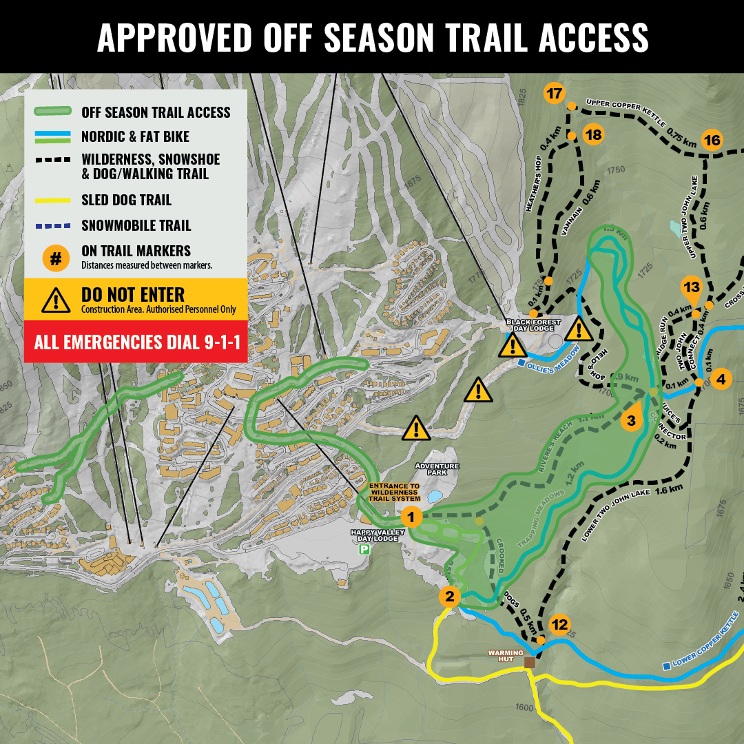 Off-season trail access