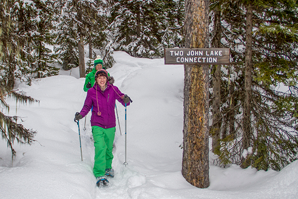 Snowshoeing