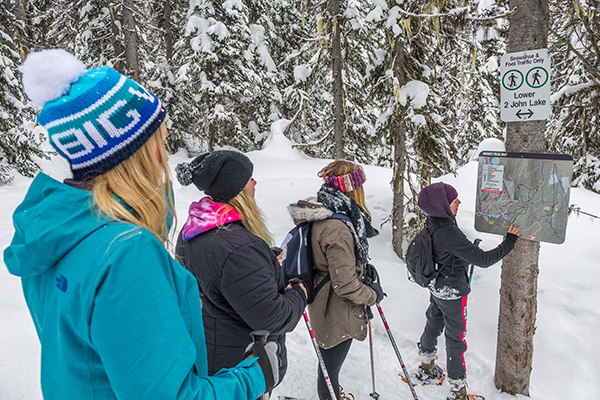 Snowshoeing