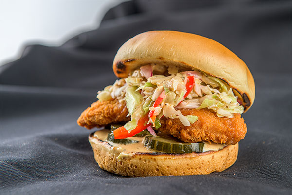 Squawk box chicken sandwich