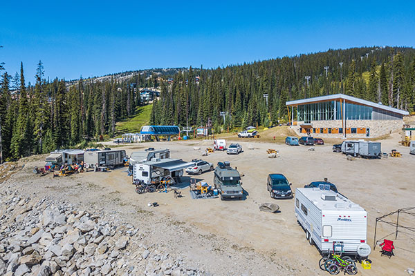 Camping at Big White