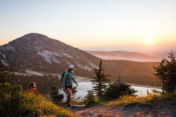 Summer hiking