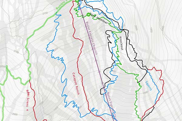 Bike Park Trail Map