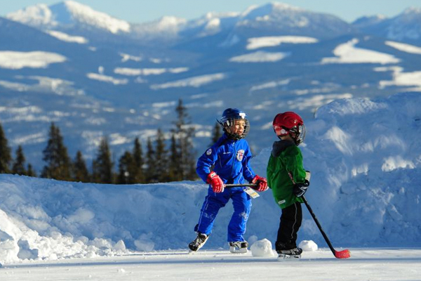 Ice Skating at Big White