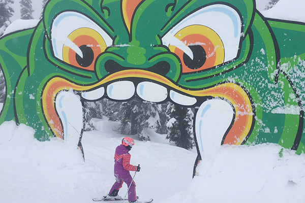 french family ski experience