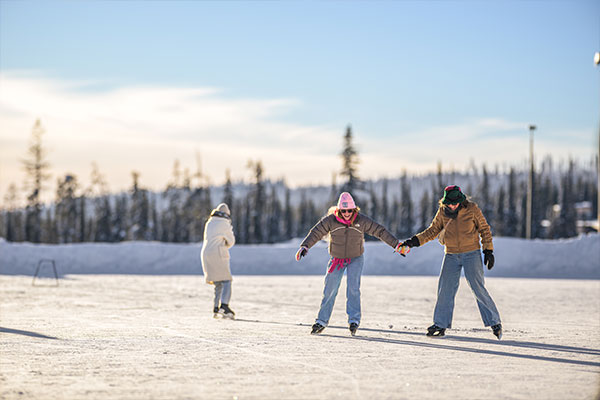 Ice Skating at Big White