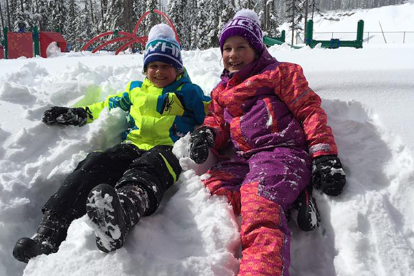 french family ski experience