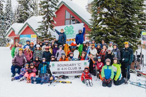 4-H Boundary Club Visits Big White Ski Resort