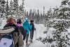 snowshoeing