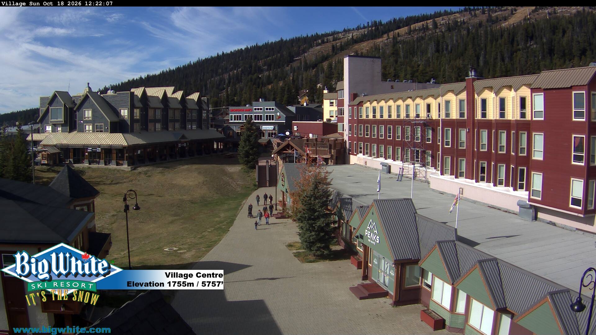 Village webcam at Big White Ski Resort